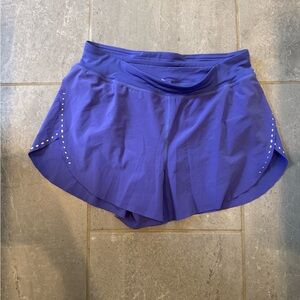 Lululemon Find Your Pace athletic shorts in purple